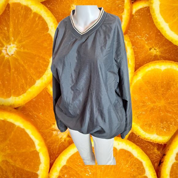 Ben Hogan Performance Golf Collection Black V-Neck Pullover Windbreaker Size M - Picture 1 of 9